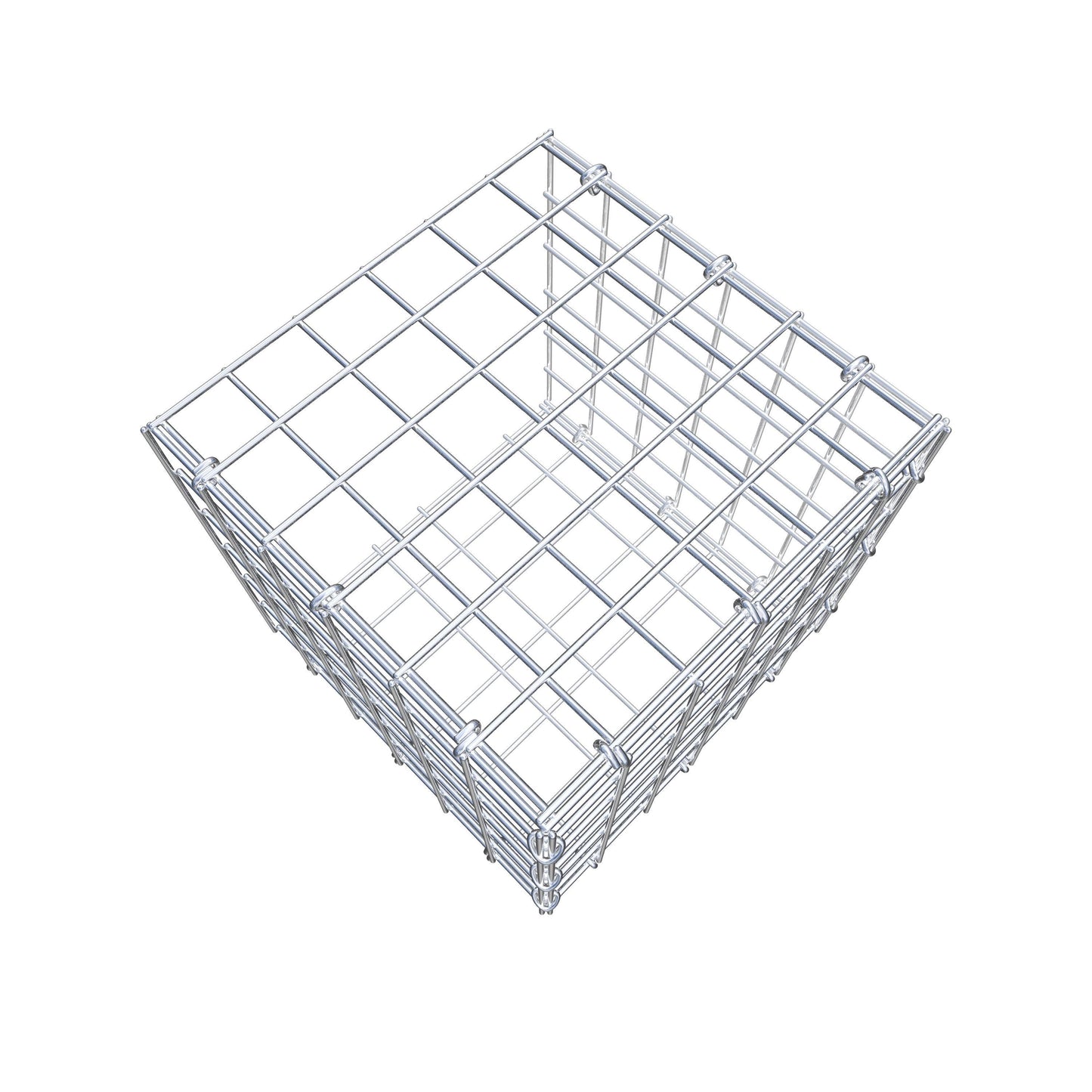 Gavión adicional tipo 2 30 cm x 30 cm x 30 cm (L x A x P), malla 5 cm x 5 cm, anillo en C