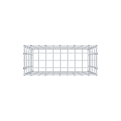 Anbaugabione Typ 3 50 cm x 50 cm x 20 cm (L x H x T), Maschenweite 5 cm x 10 cm, C-Ring