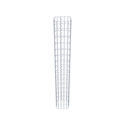 Gabionpelare, kvadrat 22 cm x 22 cm, 160 cm hög, MW 5 cm x 10 cm