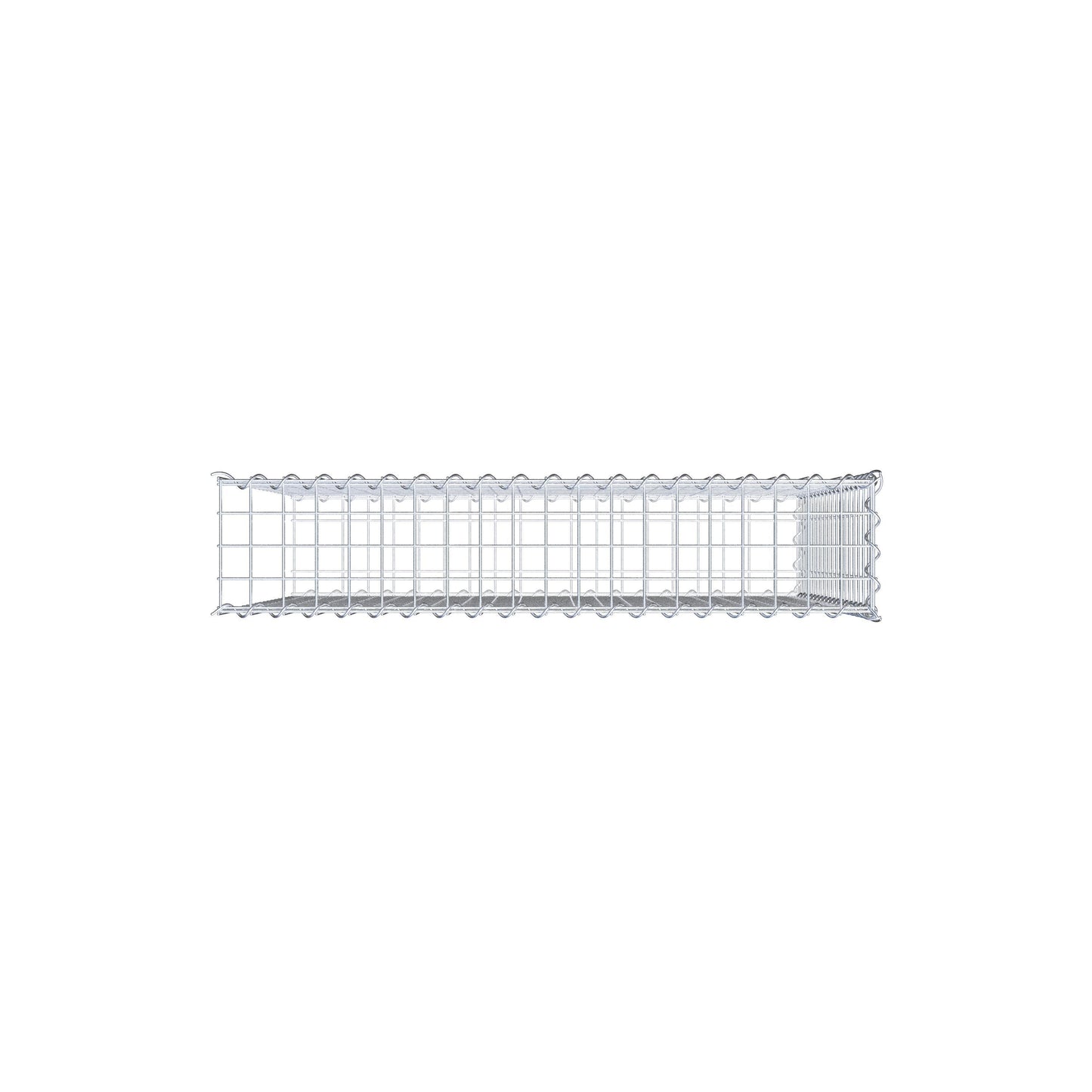 Extra gabion typ 2 100 cm x 90 cm x 20 cm (L x H x D), maskstorlek 5 cm x 5 cm, spiral