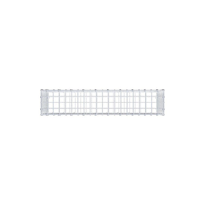 Gabion 100 cm x 40 cm x 20 cm (L x H x D), maskestørrelse 5 x 5 cm, spiralring
