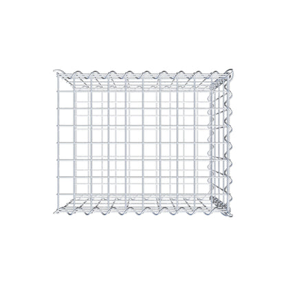 Opvokset gabion type 2 50 cm x 40 cm x 40 cm (L x H x D), maskestørrelse 5 cm x 10 cm, spiral