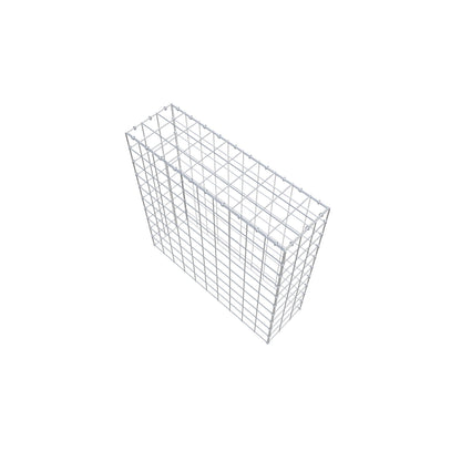 Monteret gabion type 3 100 cm x 100 cm x 30 cm (L x H x D), maskestørrelse 10 cm x 10 cm, C-ring
