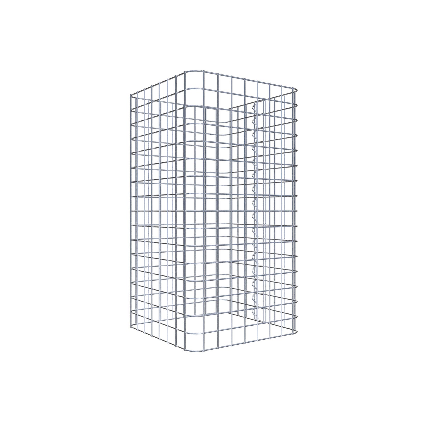 Colonna di gabbioni, angolare 42 cm x 42 cm, alta 80 cm, MW 5 cm x 5 cm