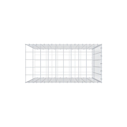 Anbaugabione Typ 2 100 cm x 100 cm x 50 cm (L x H x T), Maschenweite 10 cm x 10 cm, C-Ring