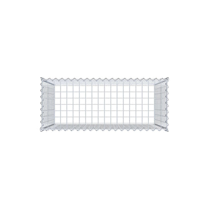 Anbaugabione Typ 3 100 cm x 80 cm x 40 cm (L x H x T), Maschenweite 5 cm x 5 cm, Spirale