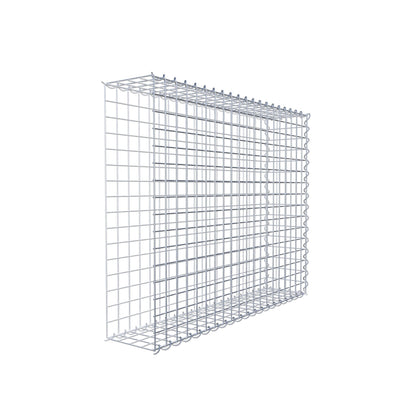 Extra gabion typ 2 100 cm x 80 cm x 20 cm (L x H x D), maskstorlek 5 cm x 5 cm, spiral