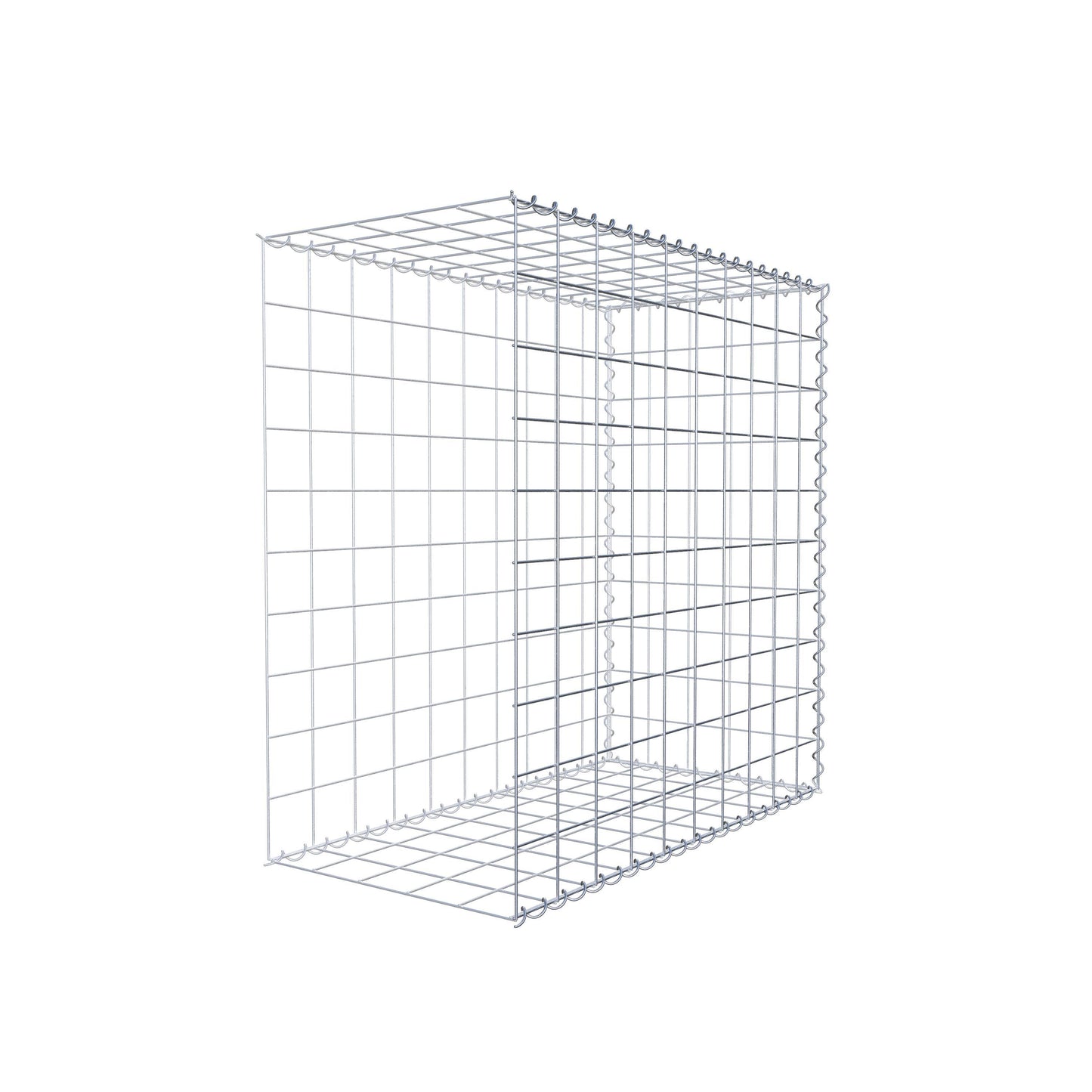 Anbaugabione Typ 2 100 cm x 100 cm x 50 cm (L x H x T), Maschenweite 10 cm x 10 cm, Spirale