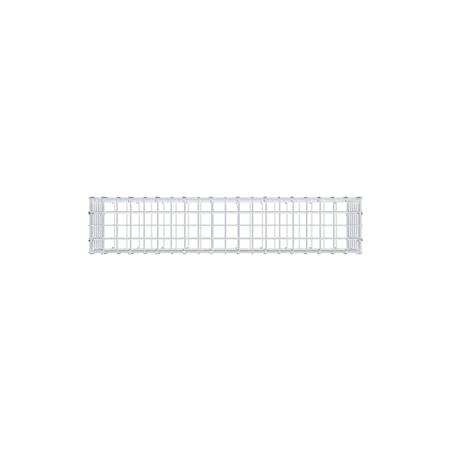 Gabion 100 cm x 30 cm x 20 cm (L x H x D), maskstorlek 5 cm x 5 cm, C-ring