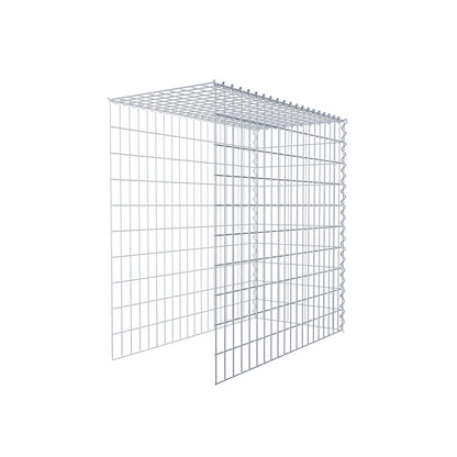 Extra gabion typ 4 100 cm x 100 cm x 50 cm (L x H x D), maskstorlek 5 cm x 10 cm, spiral