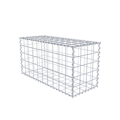 Gabion 100 cm x 50 cm x 40 cm (L x H x D), maskestørrelse 10 cm x 10 cm, spiral