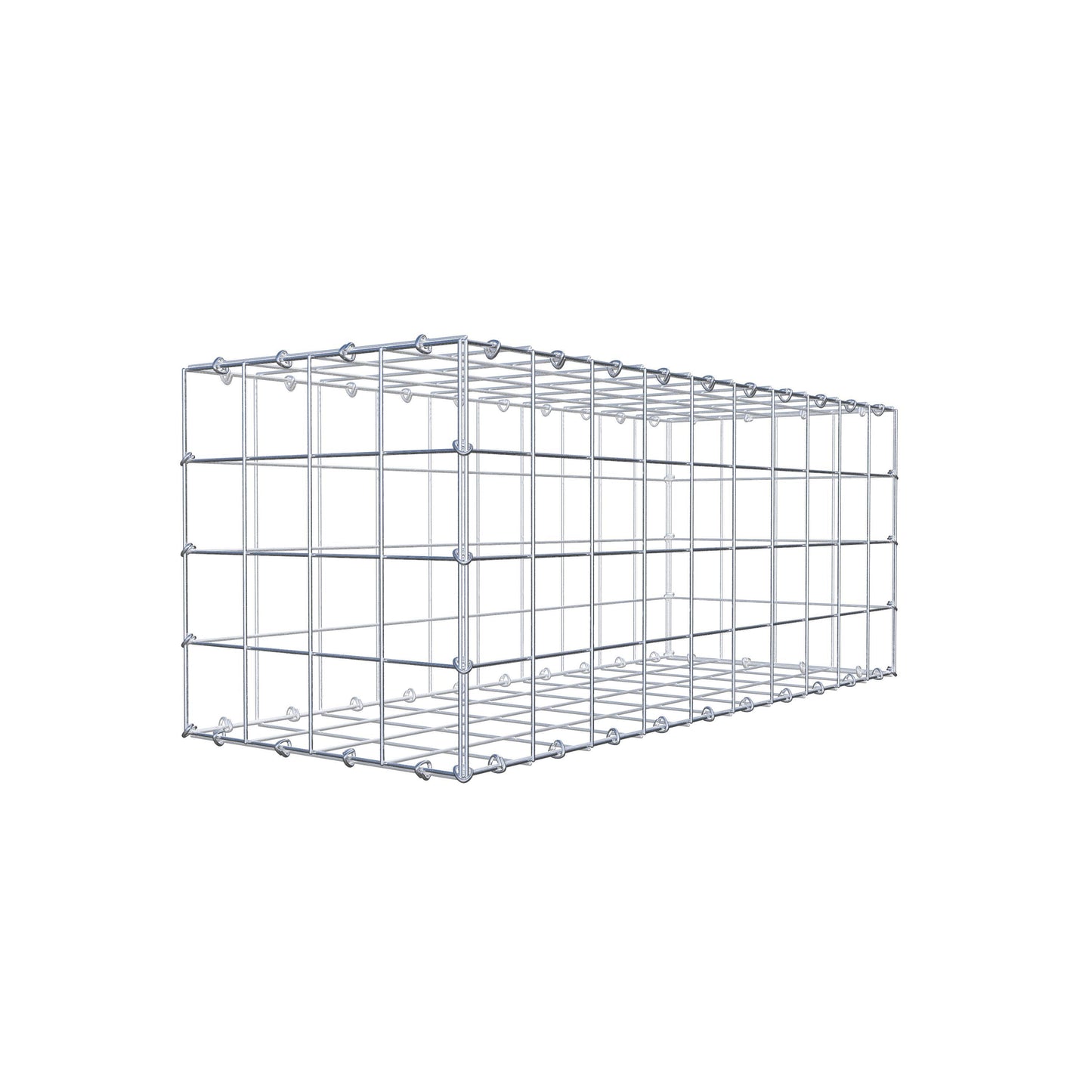 Schanskorf 100 cm x 40 cm x 40 cm (L x H x D), maaswijdte 10 cm x 10 cm, C-ring