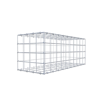 Schanskorf 100 cm x 40 cm x 40 cm (L x H x D), maaswijdte 10 cm x 10 cm, C-ring