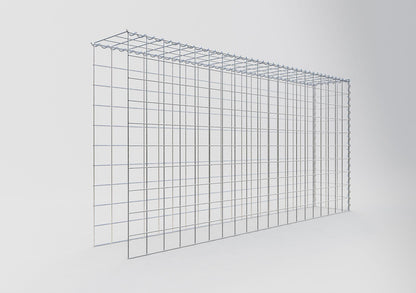 Gabbione aggiuntivo tipo 4 200 cm x 100 cm x 30 cm (L x A x P), maglia 10 cm x 10 cm, spirale