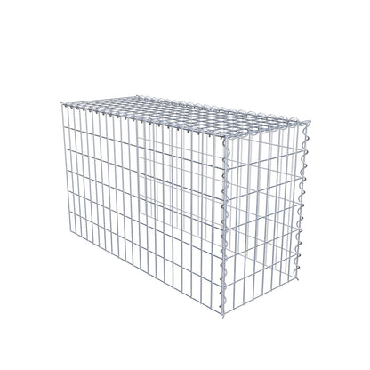 Anbaugabione Typ 4 100 cm x 60 cm x 40 cm (L x H x T), Maschenweite 5 cm x 10 cm, Spirale