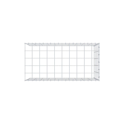 Extra gabion typ 4 100 cm x 50 cm x 50 cm (L x H x D), maskstorlek 10 cm x 10 cm, C-ring
