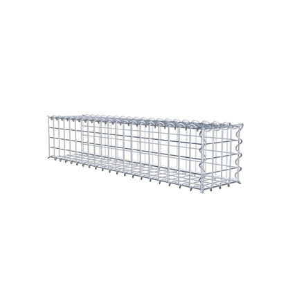 Anbaugabione Typ 2 100 cm x 20 cm x 20 cm (L x H x T), Maschenweite 5 cm x 5 cm, Spirale