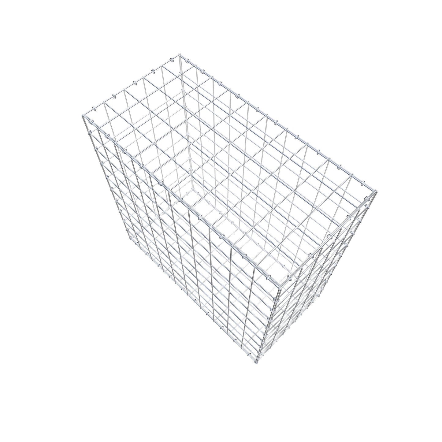 Gabion 100 cm x 100 cm x 50 cm (L x H x D), maskstorlek 10 cm x 10 cm, C-ring