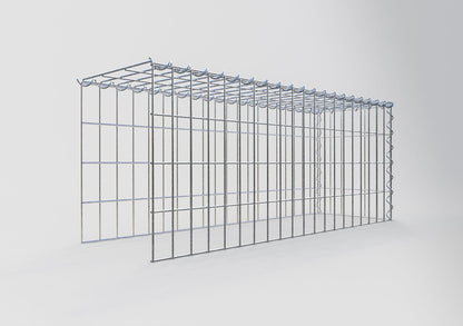 Påväxt gabion typ 4 100 cm x 40 cm x 30 cm (L x H x D), maskstorlek 5 cm x 10 cm, spiral