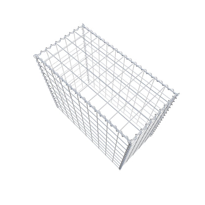 Grown-on gabion type 3 100 cm x 90 cm x 50 cm (L x H x D), mesh size 10 cm x 10 cm, spiral