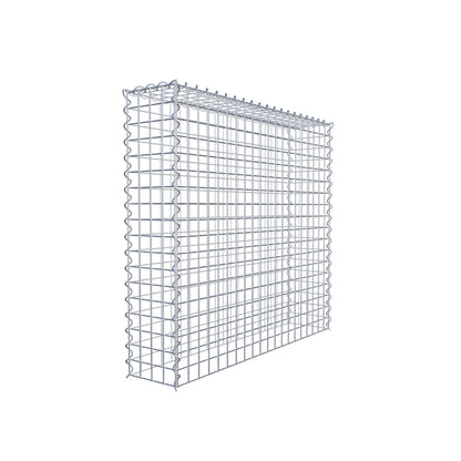 Anbaugabione Typ 3 100 cm x 90 cm x 20 cm (L x H x T), Maschenweite 5 cm x 5 cm, Spirale