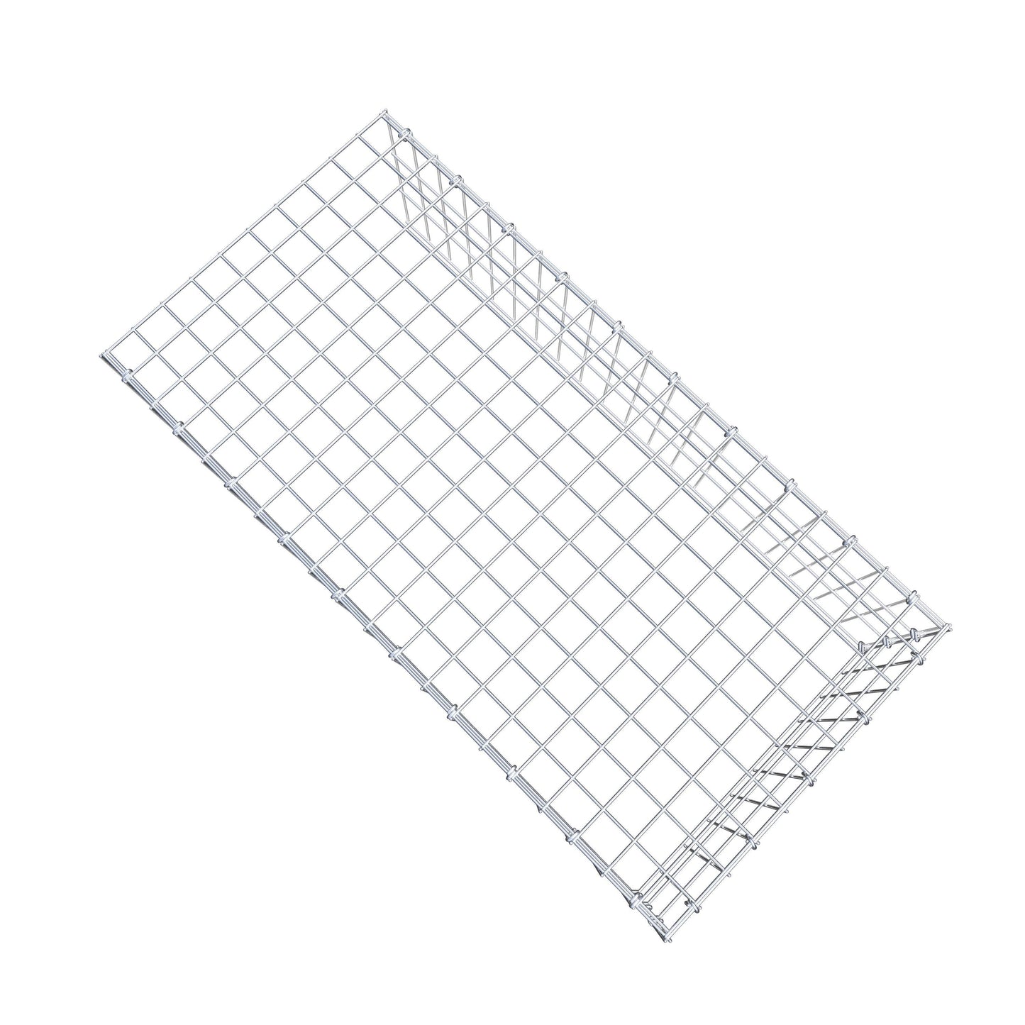 Gabião Tipo 4 100 cm x 30 cm x 50 cm (C x A x P), malhagem 5 cm x 10 cm, anel C
