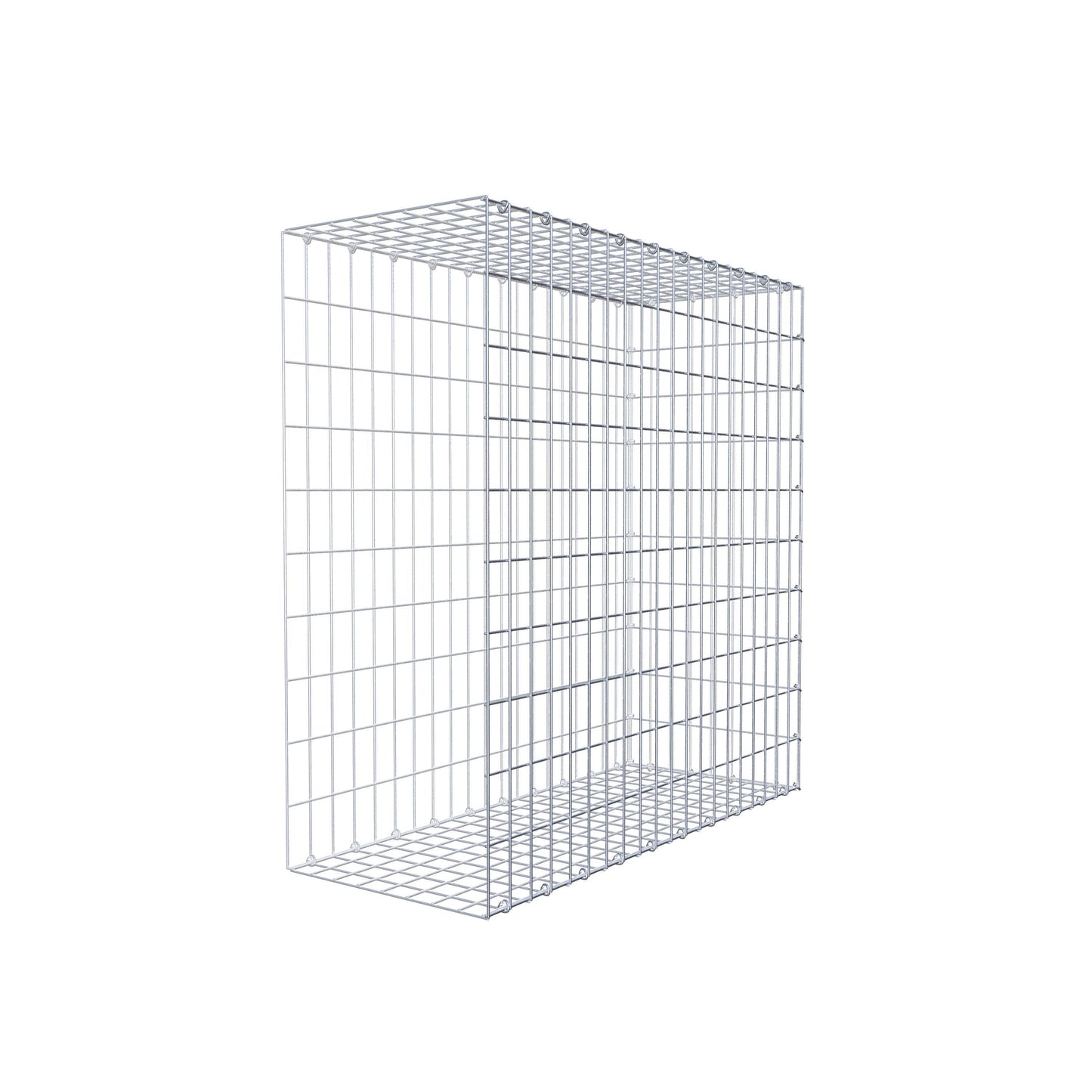 Anbaugabione Typ 2 100 cm x 100 cm x 40 cm, Maschenweite 5 cm x 10 cm, C-Ring