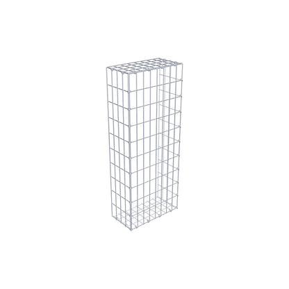 Gabião Tipo 2 100 cm x 20 cm x 40 cm, malhagem 5 cm x 10 cm, anel C