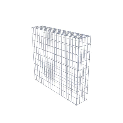 Anbaugabione Typ 4 100 cm x 90 cm x 20 cm (L x H x T), Maschenweite 5 cm x 10 cm, C-Ring