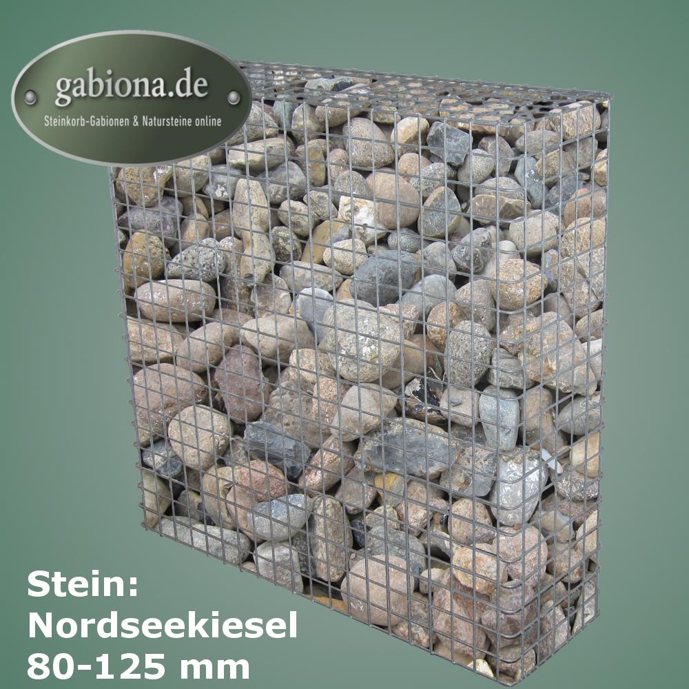 Gabion galvanisé à chaud 102 cm x 102 cm x 32 cm, mailles 5 cm x 5 cm, entièrement soudé