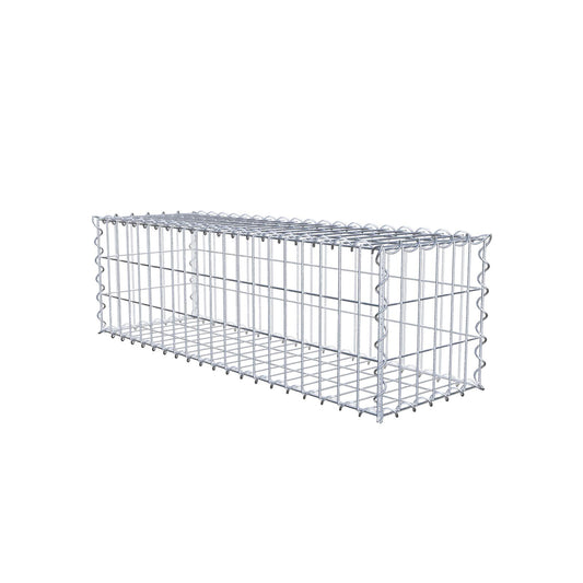 Schanskorf 100 cm x 30 cm x 30 cm (L x H x D), maaswijdte 5 cm x 10 cm, spiraalvormig
