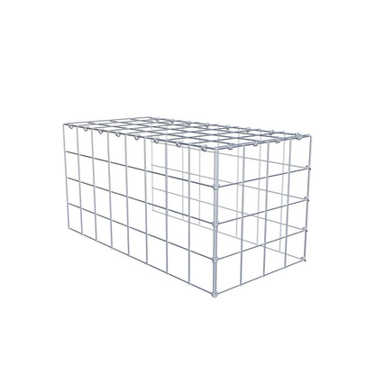 Anbaugabione Typ 4 80 cm x 40 cm x 40 cm (L x H x T), Maschenweite 10 cm x 10 cm, C-Ring