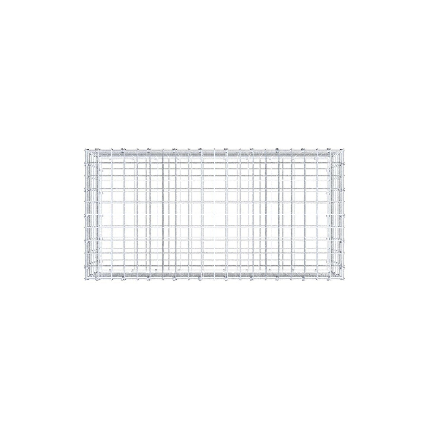 Gabione 100 cm x 40 cm x 50 cm (L x H x T), Maschenweite 5 x 5 cm, Spiralring