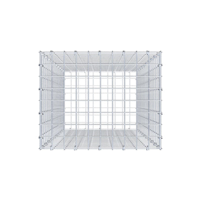Gabion 100 cm x 50 cm x 40 cm (L x H x P), mailles 5 cm x 5 cm, anneau en C