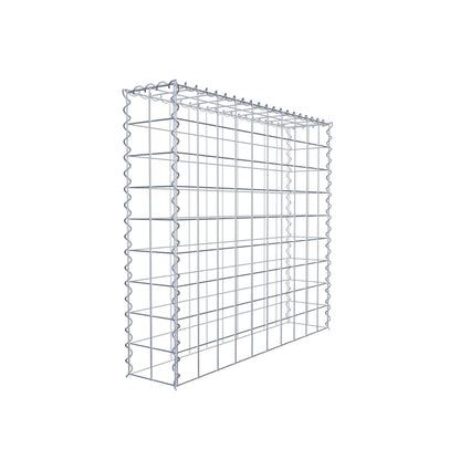 Grown-on gabion type 3 100 cm x 90 cm x 20 cm (L x H x D), mesh size 10 cm x 10 cm, spiral