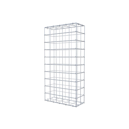 Gabione 100 cm x 20 cm x 50 cm (L x H x T), Maschenweite 10 cm x 10 cm, C-Ring