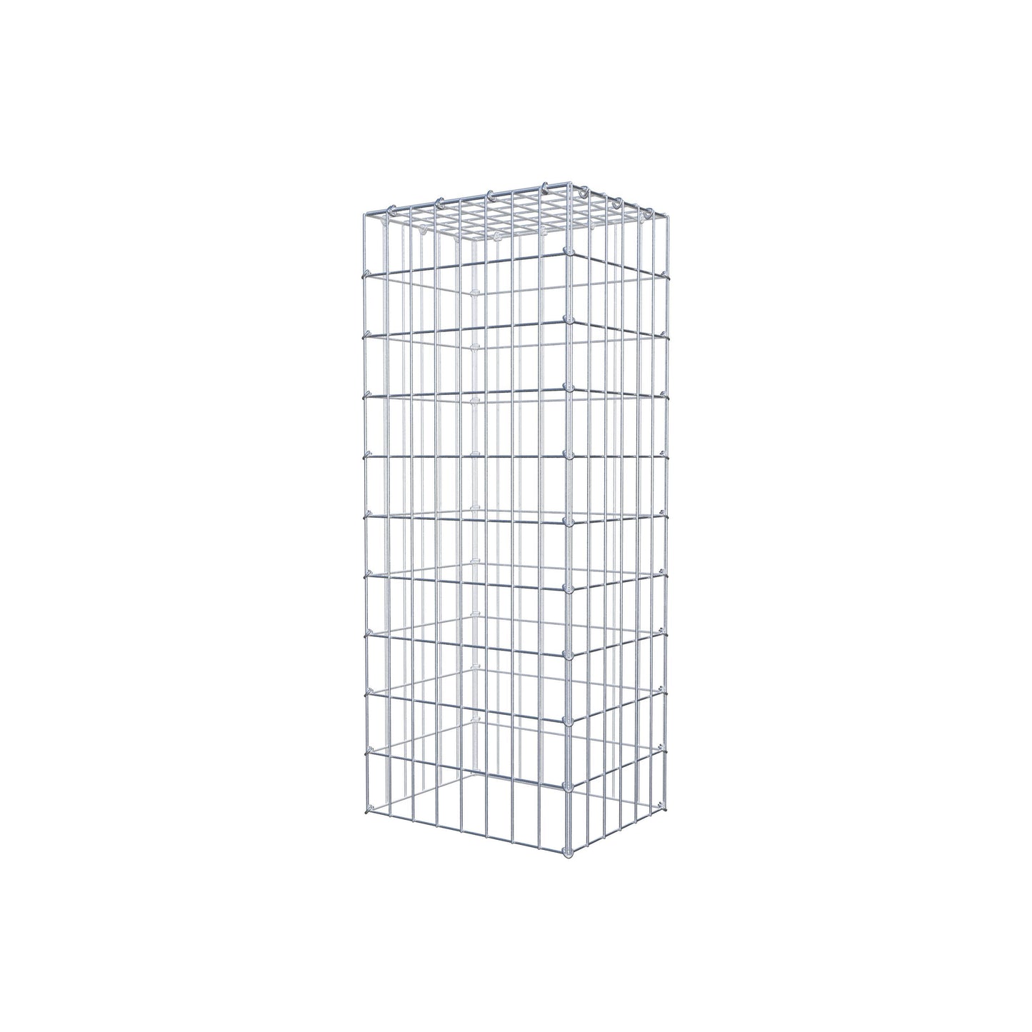Type 3 oplegkorf 100 cm x 30 cm x 40 cm (L x H x D), maaswijdte 5 cm x 10 cm, C-ring