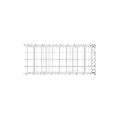 Aangegroeide schanskorf type 2 100 cm x 30 cm x 40 cm (L x H x D), maaswijdte 5 cm x 10 cm, spiraal