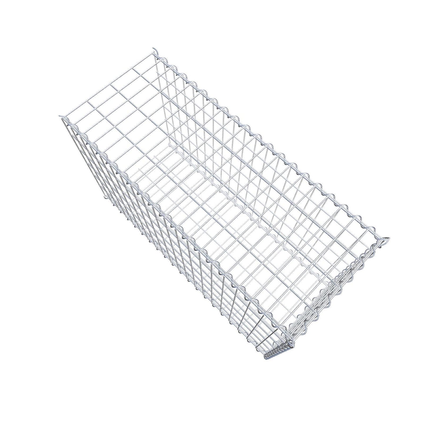 Extra gabion typ 2 100 cm x 60 cm x 40 cm (L x H x D), maskstorlek 5 cm x 10 cm, spiral