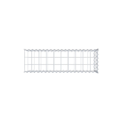 Opvokset gabion type 2 100 cm x 30 cm x 30 cm (L x H x D), maskestørrelse 10 cm x 10 cm, spiral