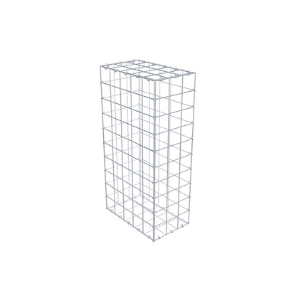 Gabion 100 cm x 50 cm x 30 cm (L x H x D), maskstorlek 10 cm x 10 cm, C-ring