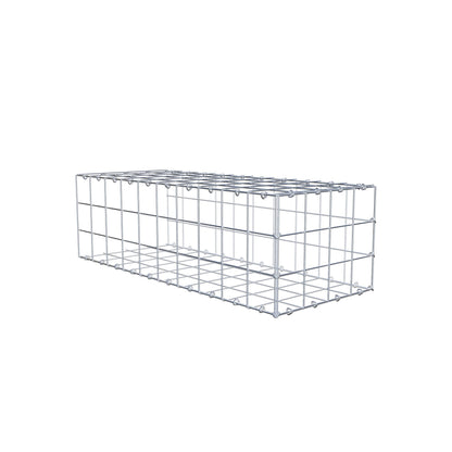 Mounted gabion type 2 100 cm x 30 cm x 40 cm (L x H x D), mesh size 10 cm x 10 cm, C-ring