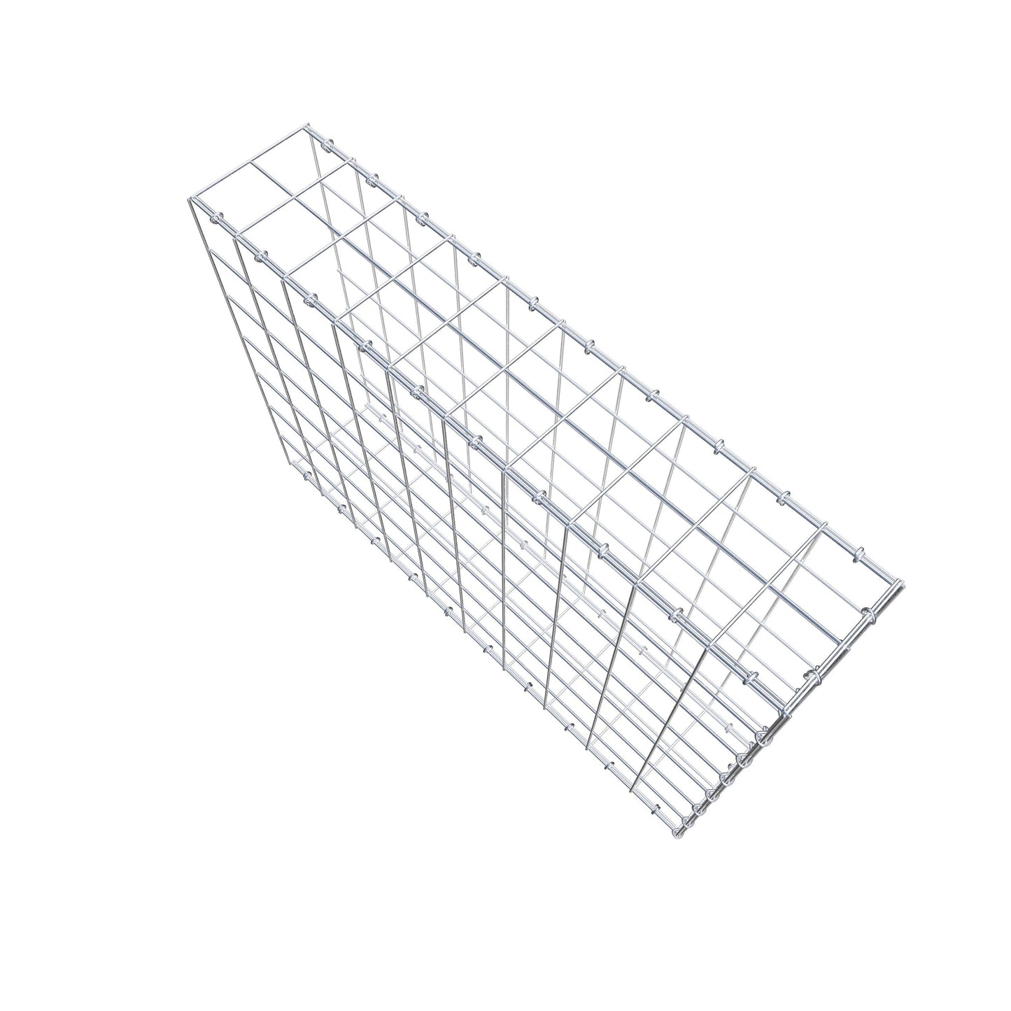 Gavión complementario de tipo 2 100 cm x 70 cm x 20 cm (L x A x P), malla 10 cm x 10 cm, anillo en C