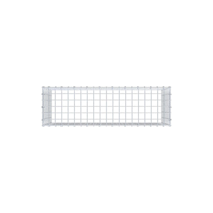 Gabião Tipo 3 100 cm x 50 cm x 30 cm (C x A x P), malhagem 5 cm x 5 cm, anel C