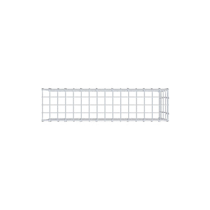Tilläggspåle typ 4 80 cm x 40 cm x 20 cm (L x H x D), maskstorlek 5 cm x 10 cm, C-ring
