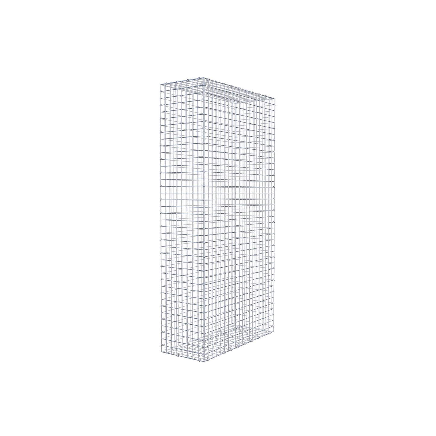 Gabion 200 cm x 100 cm x 40 cm (L x H x P), mailles 5 cm x 5 cm, anneau en C