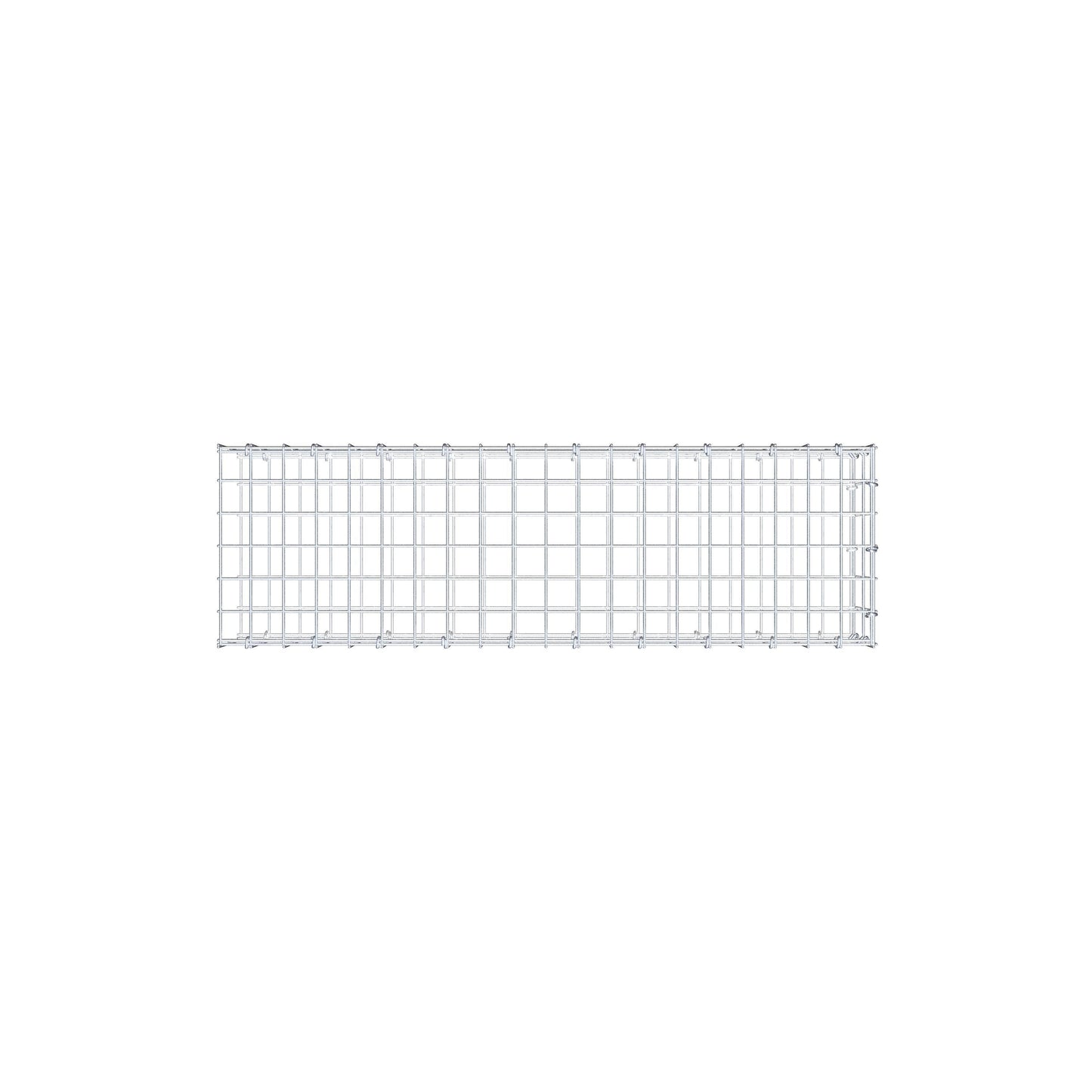 Gabião tipo 2 100 cm x 20 cm x 30 cm, malhagem 5 cm x 10 cm, anel C
