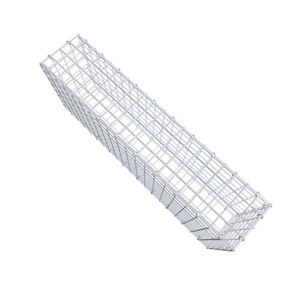 Gabion 100 cm x 40 cm x 20 cm (L x H x D), maskstorlek 5 cm x 5 cm, C-ring