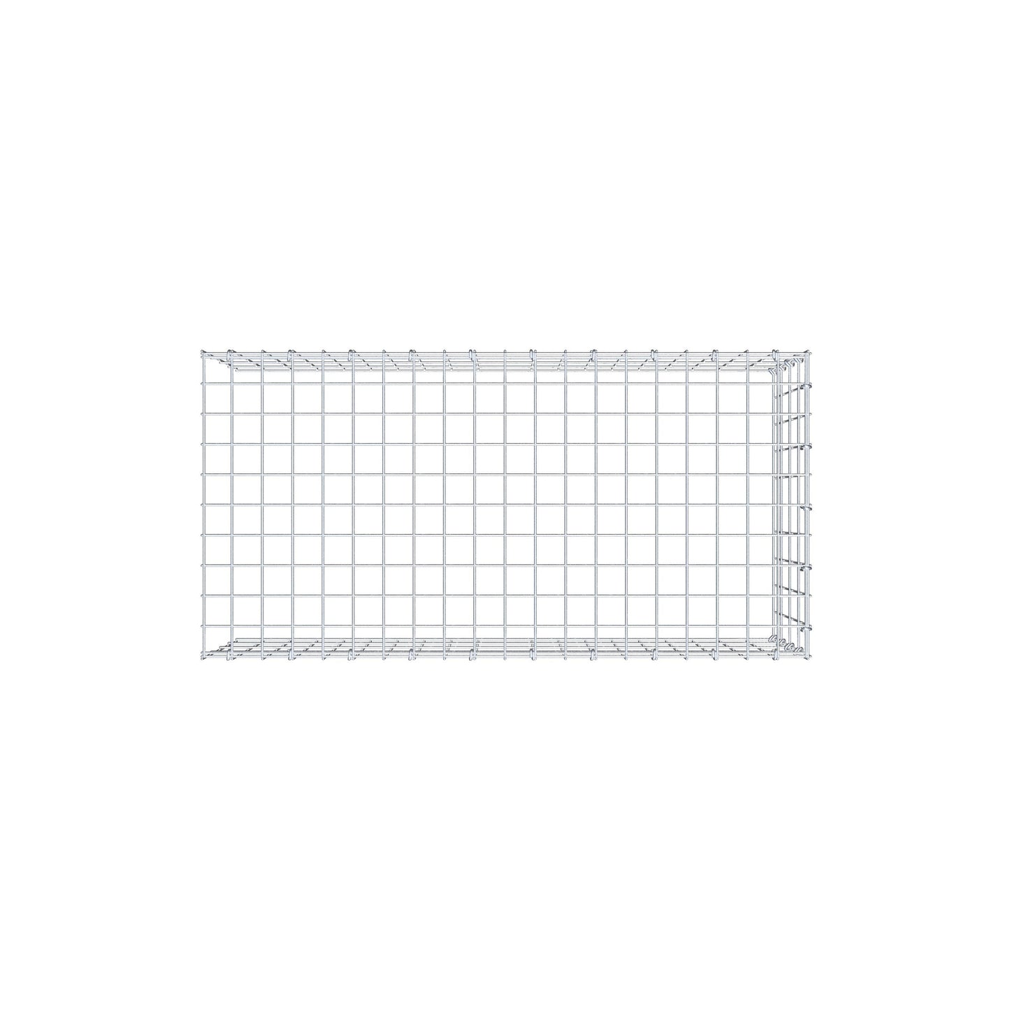 Pile aggiuntivo tipo 4 100 cm x 40 cm x 50 cm (L x H x P), maglia 5 cm x 10 cm, anello a C