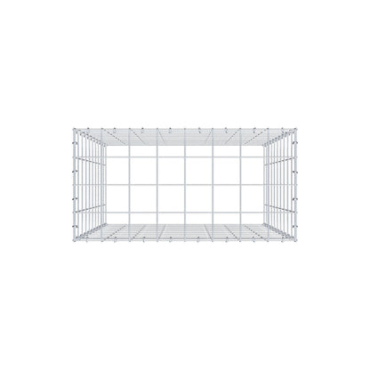 Fourche rapportée type 3 100 cm x 80 cm x 40 cm (L x H x P), mailles 10 cm x 10 cm, anneau C